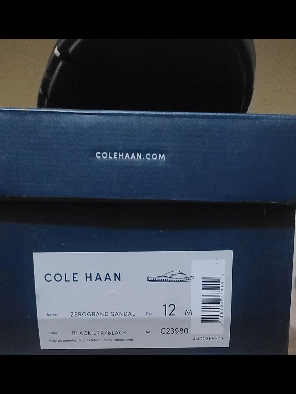 Cole Haan Men’s Brown Leather Flip-Flop Sandal